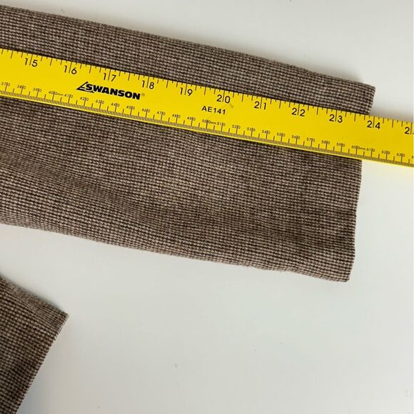 Vintage Pendleton Brown Wool Blazer & Midi Skirt Suit Set S - Picture 9 of 16